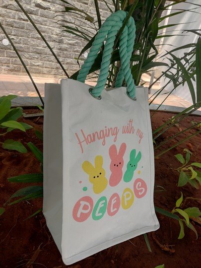 A premium cotton bag made by cotton bag manufacturers in Karur.
