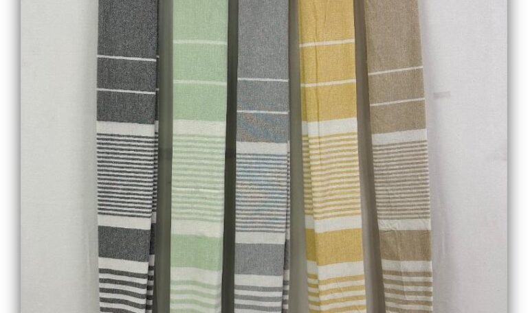 Premium bath towels produced by top bath towel manufacturers in India.