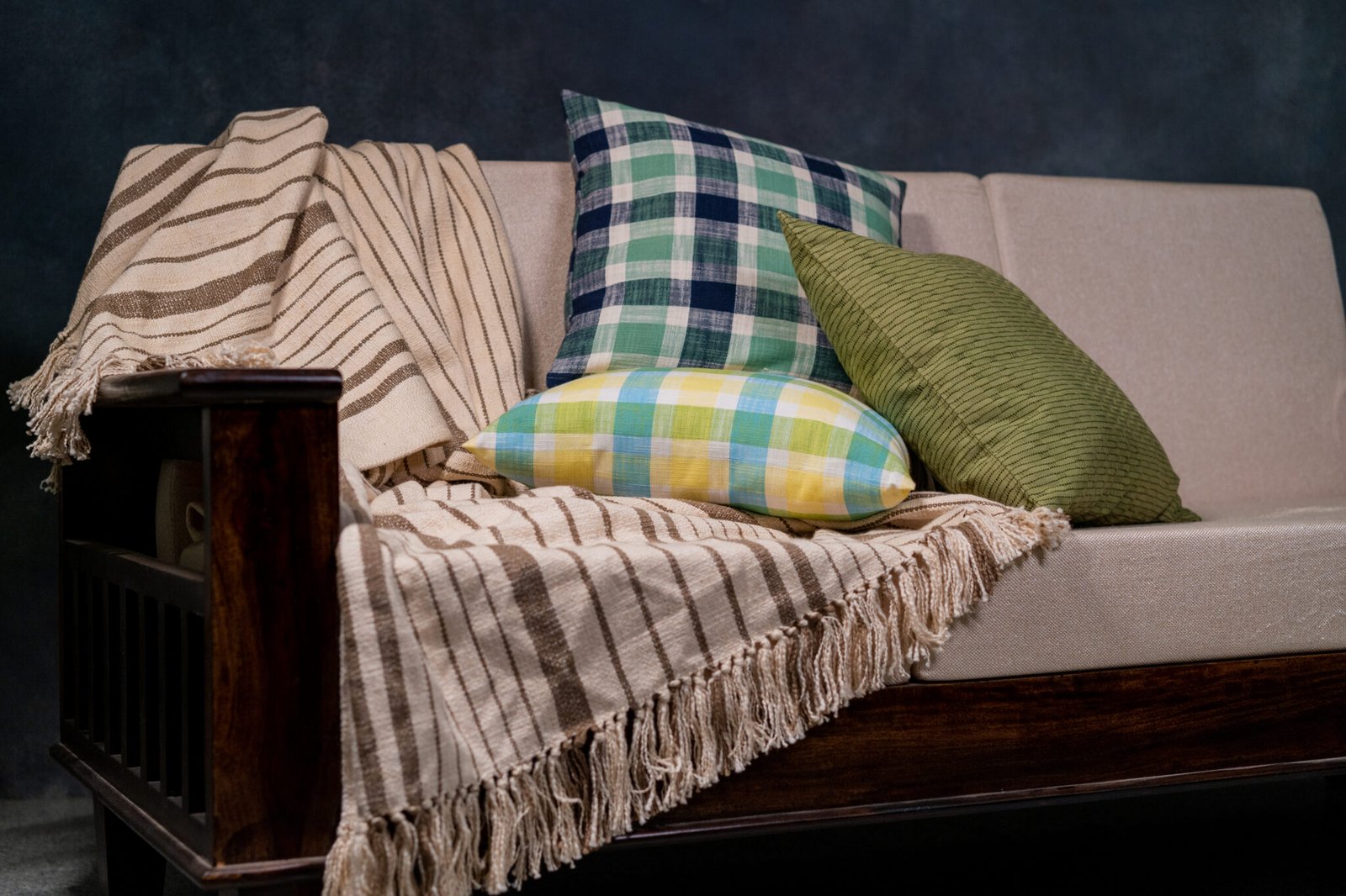 Stylish throw pillows in various designs and fabrics, highlighting the range offered by throw pillow manufacturers