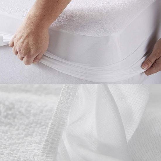 Premium hotel bedsheets produced by a renowned bedsheet manufacturer factory in India.