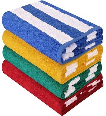 Soft terry towels made by top terry towel manufacturers in Tamil Nadu.